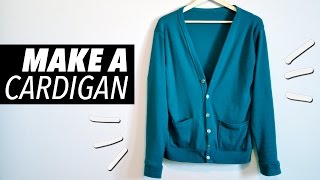 How to Make a Cardigan with Pockets  WITHWENDY [upl. by Rothschild]