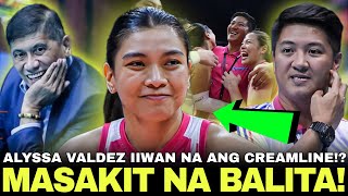 Alyssa Valdez MASAKIT NA BALITA IIWAN NA ANG CREAMLINE sa PVL 2024 [upl. by Yolande865]