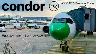 Condor Airlines A330 NEO NEW Business Class  Frankfurt  Las Vegas [upl. by Linehan]