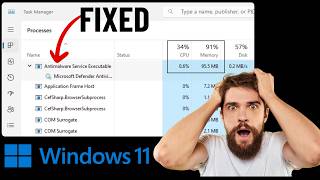 Fix Antimalware Service Executable High CPU and Memory Usage on Windows 11 [upl. by Adnil788]