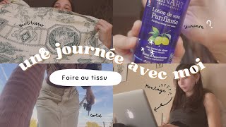 VLOG Foire au tissu et Haul Booktalk Skincare 🍂 [upl. by Durman]