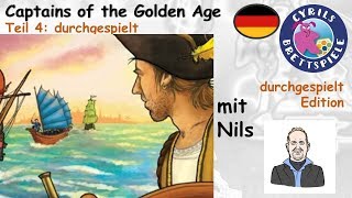 Cyrils Brettspiele  Captains of the golden Ages Brettspiel S153E04  Und SSeeschlachten [upl. by Rico]