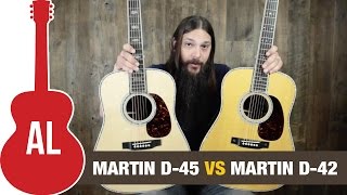 Martin D45 vs D42 Guitar Shootout [upl. by Mizuki]