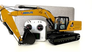 HYDRAULIC RC EXACAVTOR KABOLITE K 336 ALL METAL RC DIGGER CAT 336 RTR RC DIGGER UNBOXING [upl. by Mcdowell]