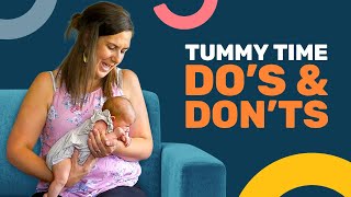 Newborn Tummy Time Exercise 10 min [upl. by Grous552]