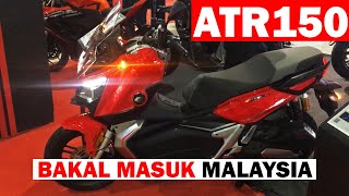 SKUTER QJMOTOR ATR150 BAKAL MASUK MALAYSIA [upl. by Reteip]