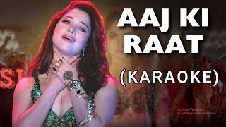 Aj Ki Rat Karaoke [upl. by Maye]