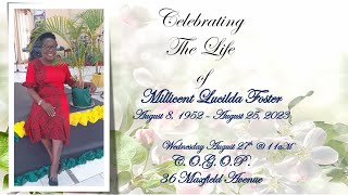 Millicent Fosters Thanksgiving Service I Church of God of Prophecy 36 Maxfield Avenue [upl. by Ylyl]