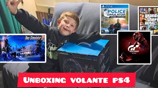 Unboxing volante Warrior Artaxes para PS4 y probamos varios juegos [upl. by Hartmunn]