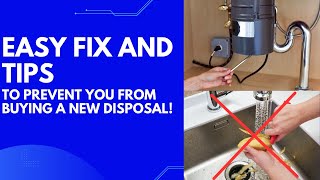 Garbage Disposal Not Working Try These [upl. by Uile]