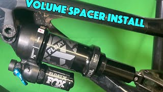 How to install volume Spacer in your Specialized Levo  Fox float X shock [upl. by Eniamrehs]