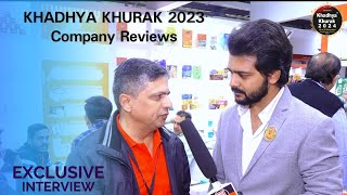 GLOBUS PACKAGING  sharing their Reviews at Khadhya Khurak 2023 Exhibition [upl. by Holub536]