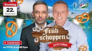 Frühschoppen der FPÖ am Oktoberfest Hartberg mit Herbert Kickl und Mario Kunasek [upl. by Newmann978]