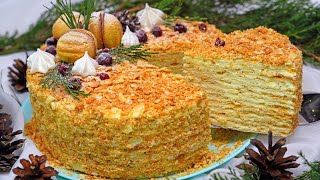 САМЫЙ ВКУСНЫЙ quotНАПОЛЕОНquot ИДЕАЛЬНЫЙ Рецепт Домашний Торт Рецепт  Кулинарим с Таней [upl. by Inavoy]