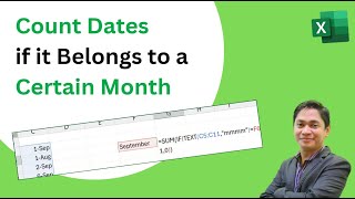 Count Dates if it Belongs to a Certain Month [upl. by Adelice]