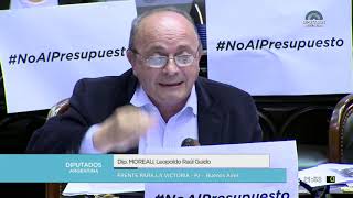 Diputado Moreau Leopoldo Raúl Guido  Sesión 24102018  PL [upl. by Ielerol]