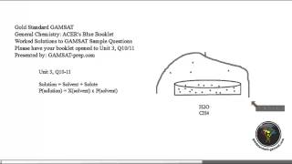 ACER GAMSAT Sample Questions Booklet Unit 3 Questions 1011 Answers with Explanations blue booklet [upl. by Eenot461]