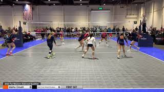 2023 Far Westerns  Idaho Crush 14 Bower vs South Texas Volleyball Academy 14 Mizuno [upl. by Needan210]