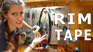 How to install tubeless rim tape that wont leak  Syd Fixes Bikes [upl. by Anerul]