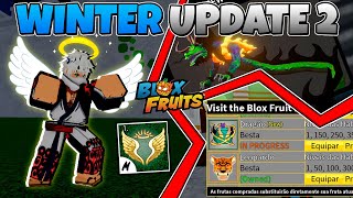 ❄️ WINTER UPDATE PARTE 2 do BLOX FRUITS 🐉 [upl. by Lydie]