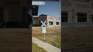 Abandoned railroad crossing McDermott drive Allen tx [upl. by Cliffes]