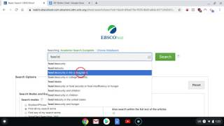 Using EBSCOhost Academic Search Complete [upl. by Kosey]