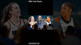 Shaquille O’Neal’s intriguing take on Angel Reese vs Caitlin Clark WNBA race [upl. by Sudderth]