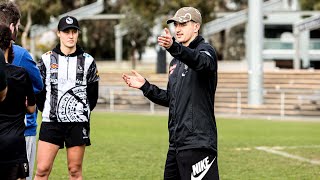 Cooper Murley forced into burpees at a Reclink training [upl. by Yednil466]