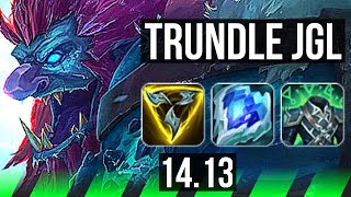 TRUNDLE vs NIDALEE JGL  13320 30k DMG Godlike 600 games  EUW Master  1413 [upl. by Namqul340]