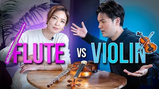 Which instrument is better DEBATE Flute vs Violin [upl. by Romy]