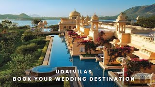 Oberoi Udaivilas hotel amp resorts Udaipur venue book destination wedding by Sea Hawk events [upl. by Adnylg664]