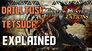 Monster Hunter Deviants Drilltusk Tetsucabra Explained [upl. by Hen700]