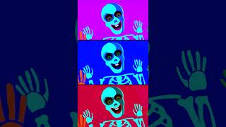 Spooky Skeleton Dance Song for Kids shorts halloween skeletondance abclearningclub [upl. by Valentia]