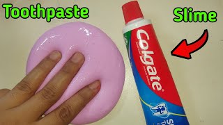 Colgate Toothpaste Slime ASMR l How to make slime with Colgate Toothpaste l Slime With Toothpaste [upl. by Umont718]