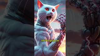 😺🧑‍🔬 Scientists Experiment on Robotics White Cat 😺😱 cats cat aicat robot cute animation [upl. by Darej]