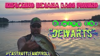 quotDewingquot the Dewarts Dewarts Lake  Exploring Indiana Bass Fishing [upl. by Aeret]