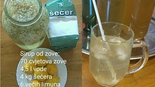 Sirup od zove  Sok od bazge sa limunom  Video recept [upl. by Acinnod]