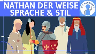 Nathan der Weise Lessing  Sprache amp Stil Dialogform amp Versmaß einfach erklärt  Literatur [upl. by Anaigroeg]