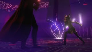 Darth Vader Vs Ahsoka  Full Duel Twilight Of The Apprentice  A World Between Worlds [upl. by Ennaul430]