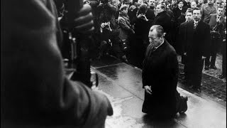 Willy Brandt Polens Präsident würdigt Kniefall in Warschau vor 50 Jahren als »Ikone«  DER SPIEGEL [upl. by Anzovin]