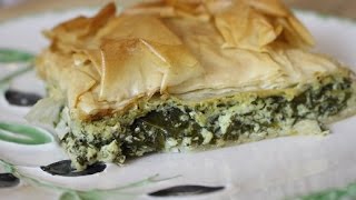 Spinach and Feta PUFF PASTRY TART Recipe [upl. by Rett223]