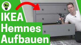 IKEA Hemnes Kommode Aufbauen ✅ ULTIMATIVE ANLEITUNG Wie Hemnes Kommode mit Schubladen Montieren [upl. by Pirri]