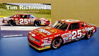 Salvinos JR Models 1986 Tim Richmond Folgers Chevrolet Monte Carlo NASCAR Model Kit [upl. by Nadirehs474]