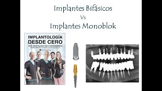 Implantes Bifásicos Vs Implantes Monoblock [upl. by Anelrahs957]