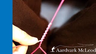 How to tie a bimini twist backing loop [upl. by Remmer]