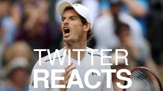 Andy Murray Loses To Sam Querrey  Twitter Reacts [upl. by Rednaeel]