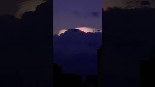 Iridescent Pileus cloud కంట పడింది😍 beautiful nature shorts wonderful relaxingmusic [upl. by Suivatnod434]