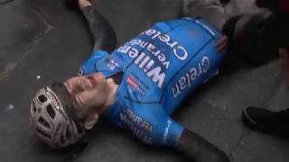 Wout van Aert Strade Bianche 2018 finish [upl. by Seaver974]