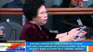 NTG Sen DefensorSantiago at Ombudsman Morales nagkasagutan [upl. by Pahl]