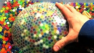 How To Make the Worlds Biggest Waterball Orbeez Stress Ball CHALLENGE [upl. by Urbana]